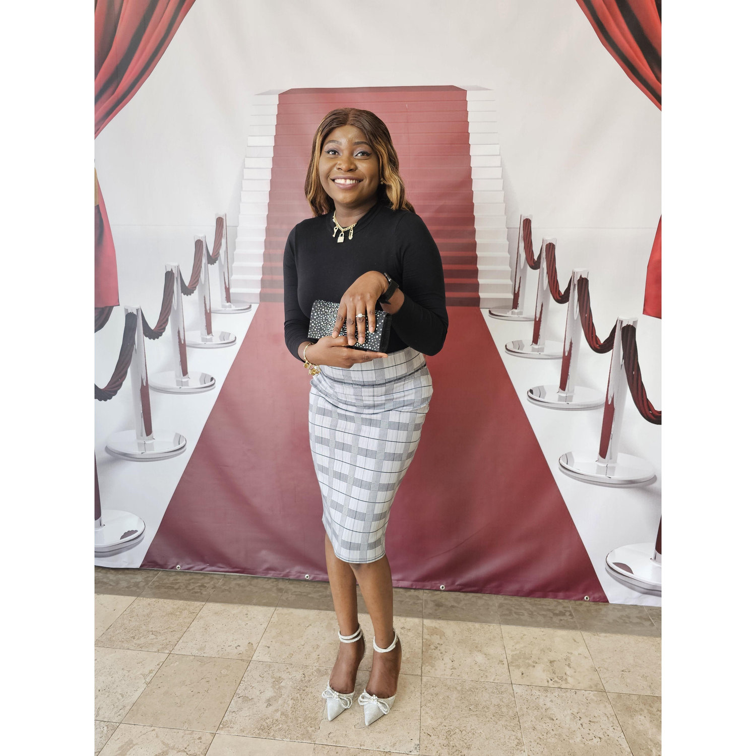 That very special Sunday Samy went on one knee to ask Nkiru to Marry him and she happily said Yes.
