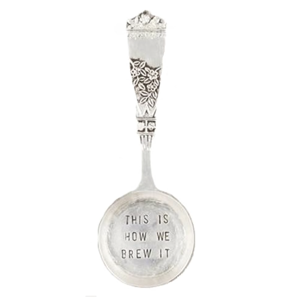 Mud Pie Brew it Coffee Scoop, Silver