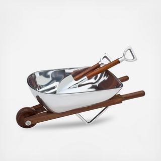 Wheelbarrow Salad Bowl/Server Set