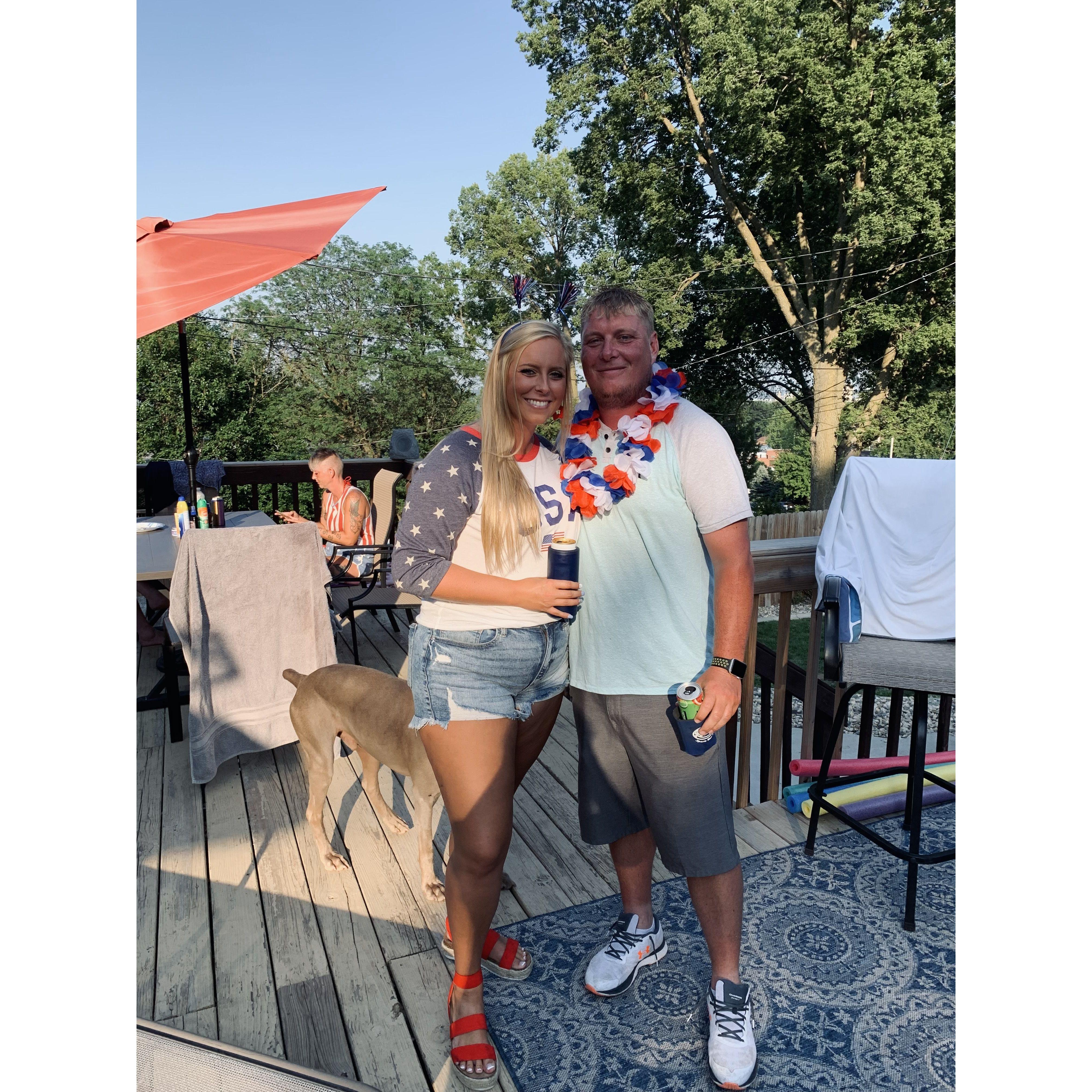 First 4th of July together