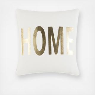 Glyph Home Throw Pillow