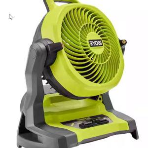 Ryobi - ONE+ 18V Cordless 7-1/2 in. Bucket Top Misting Fan (Tool Only)