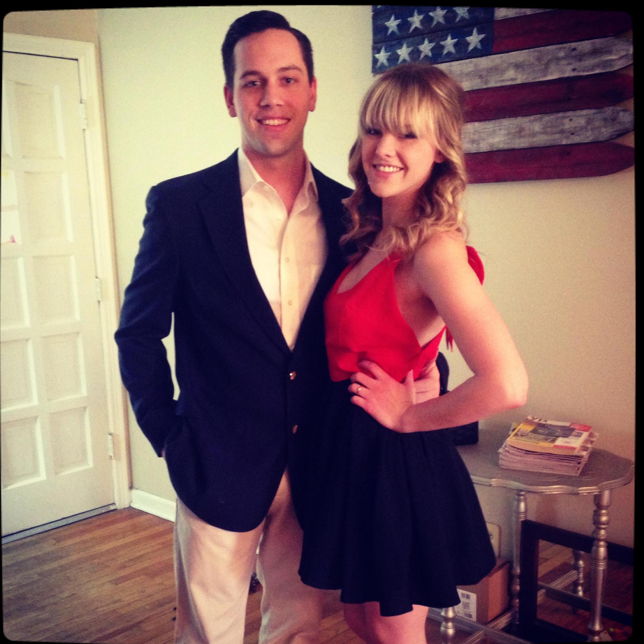 Our first date, Zach took me to the Jenks National Aquarium.