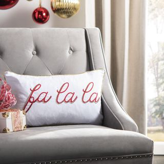 Fa La La Throw Pillow