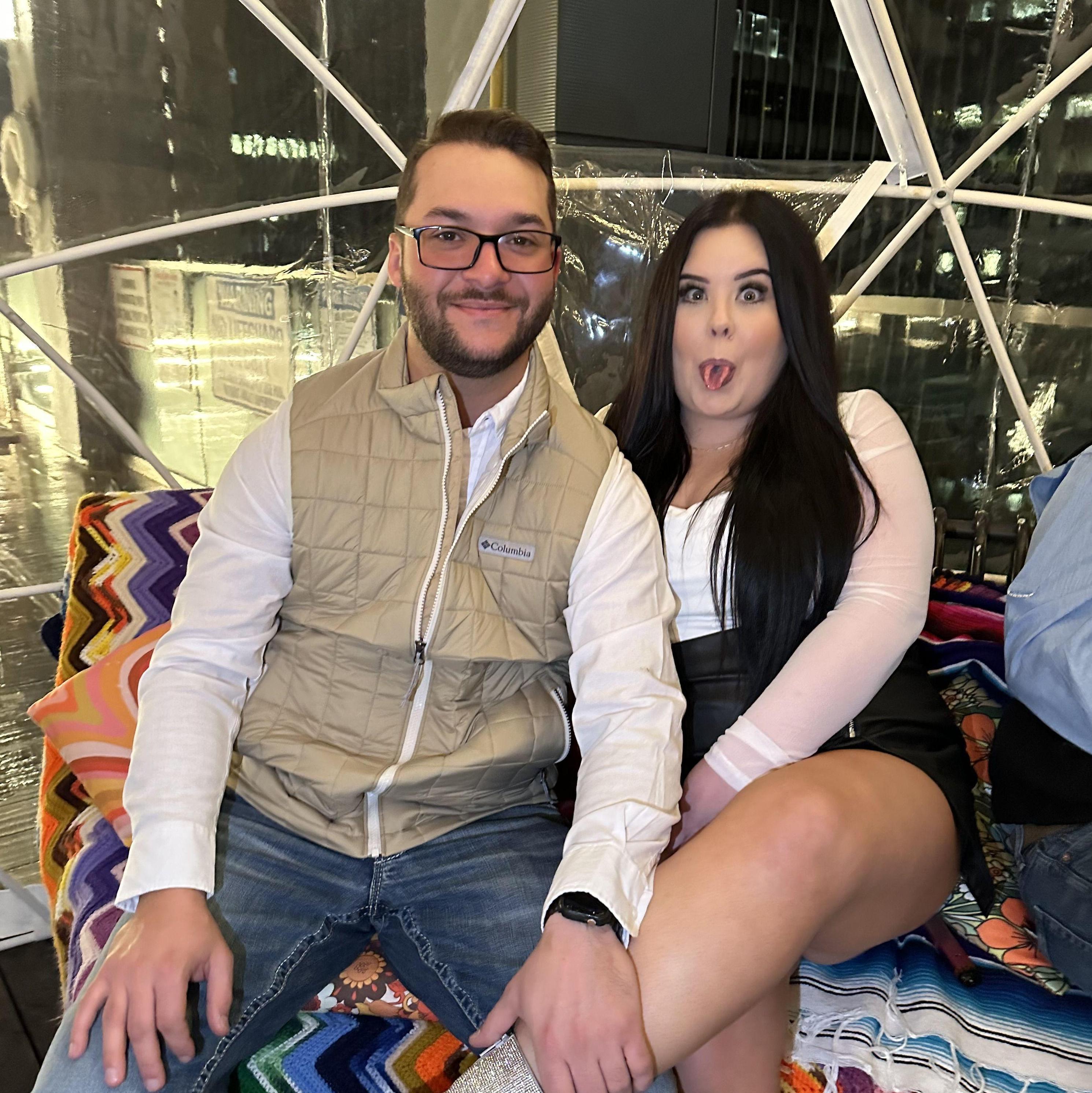 Being silly, per usual. Completely clueless!