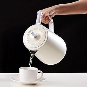 Saki Luna Tea Kettle in Pearl White | Temp Control
