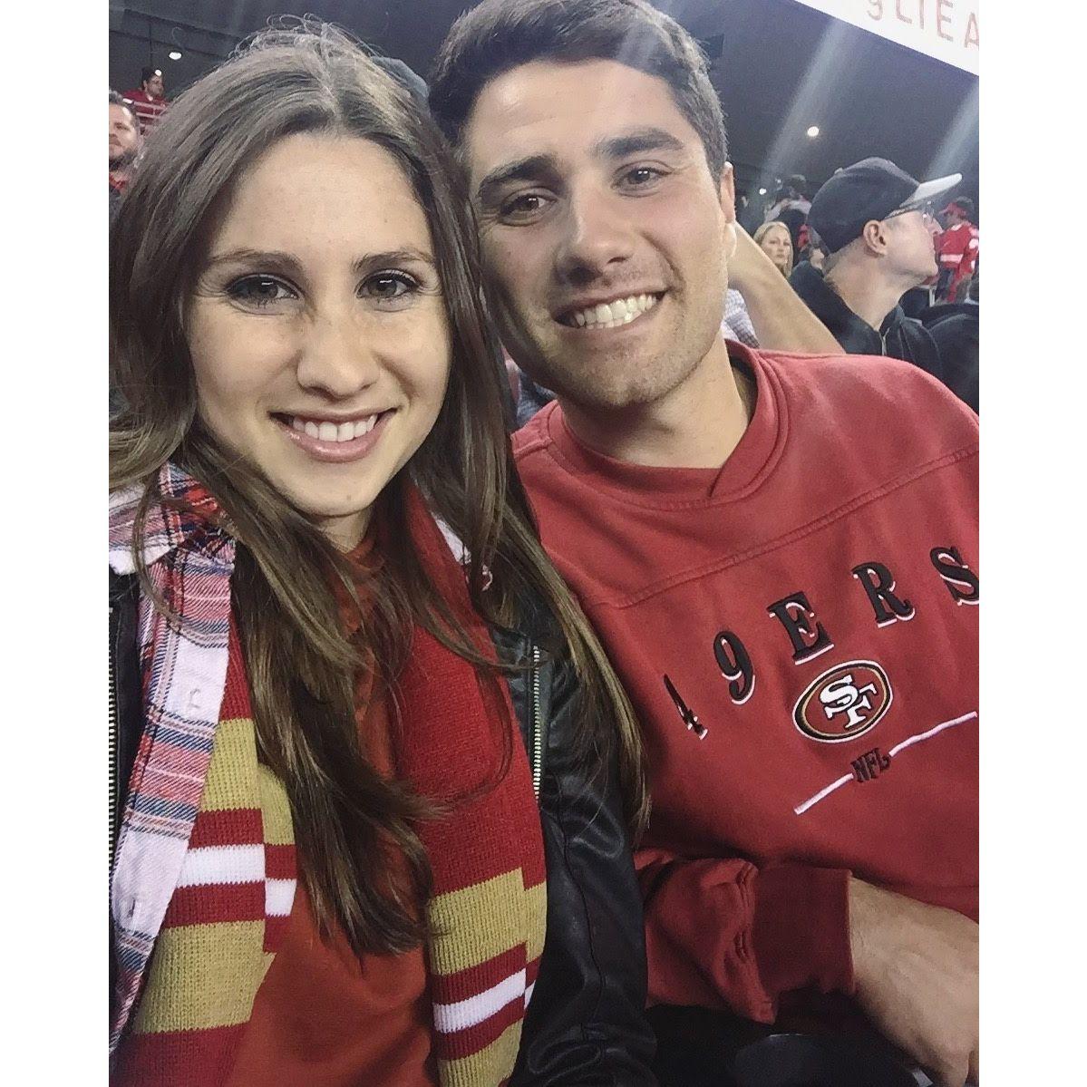 Our first 49ers game together!