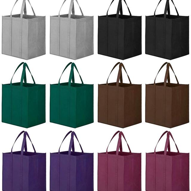12pk Reusable Grocery Bags