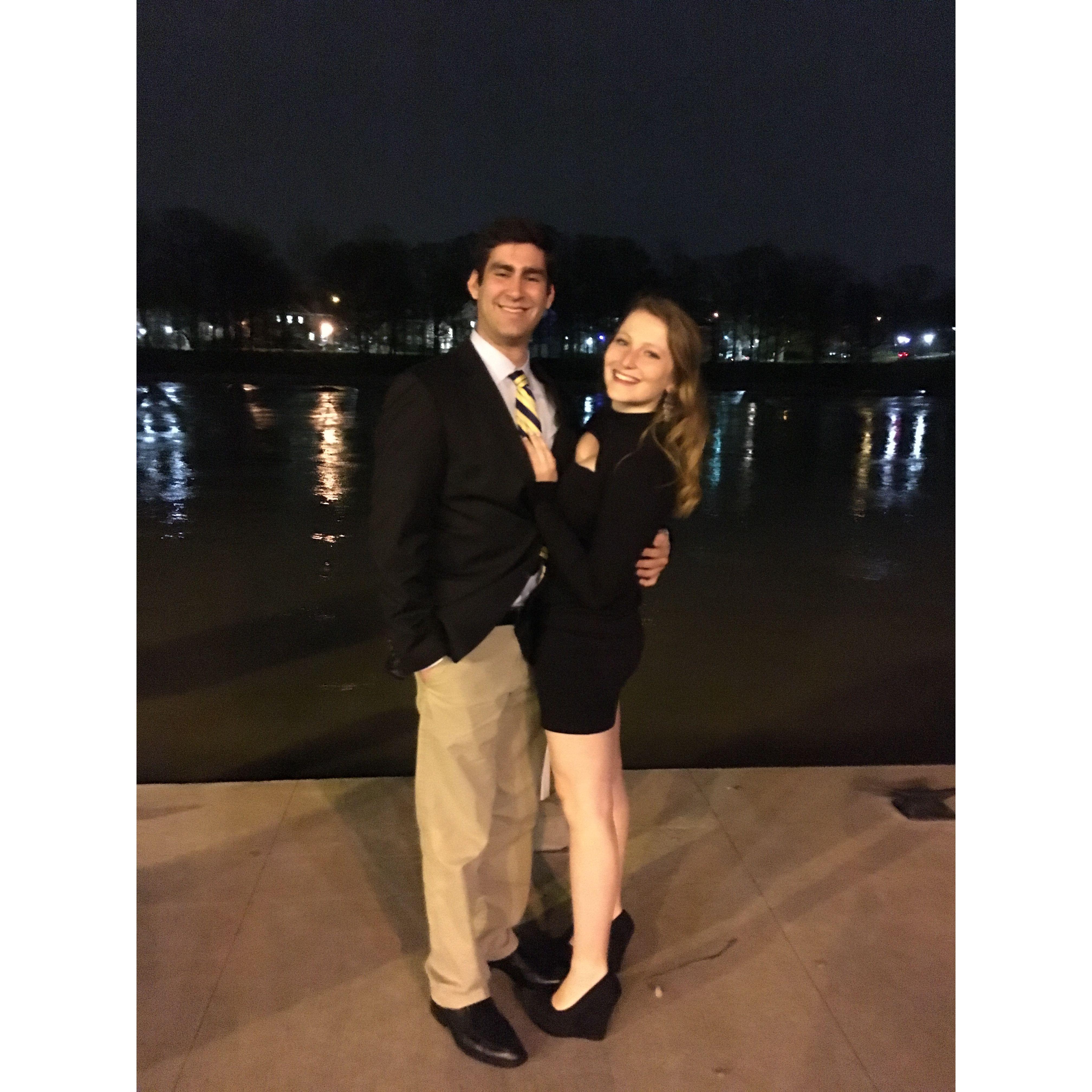 AEPi spring formal senior year of college where MaryKate & Andrew went as dates