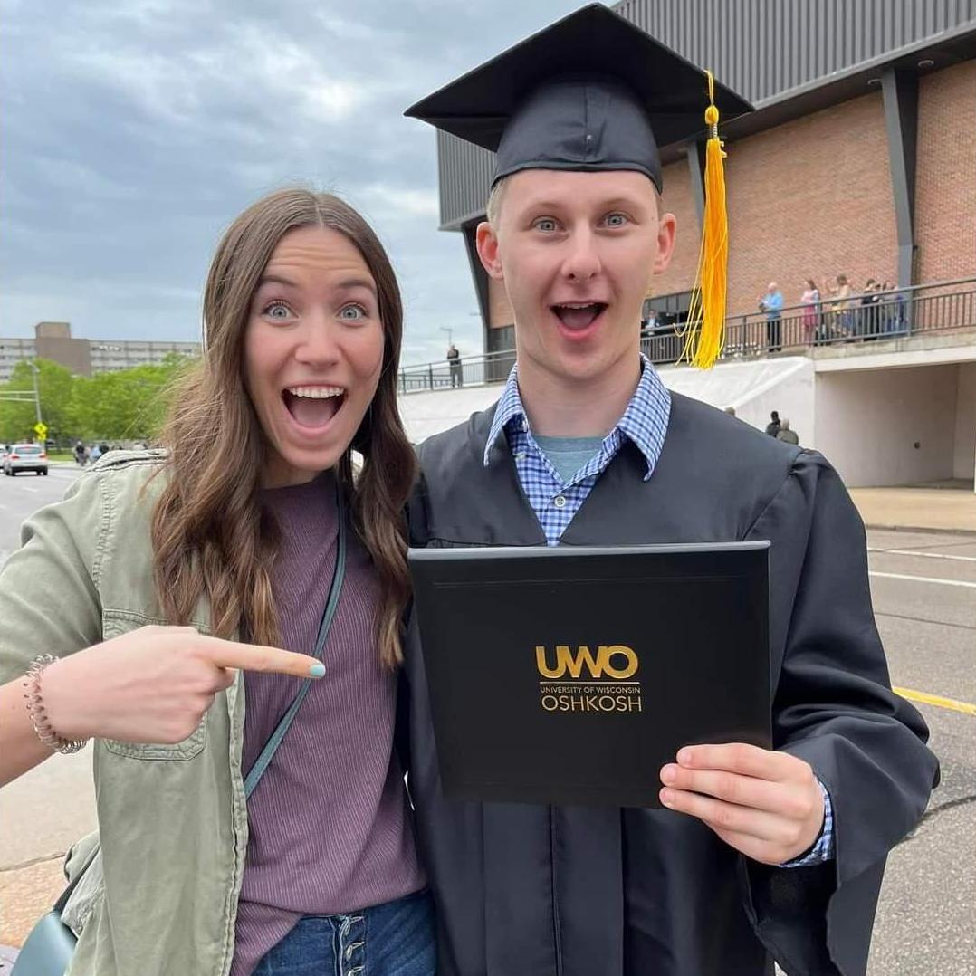Zach's graduation = no more long distance!
