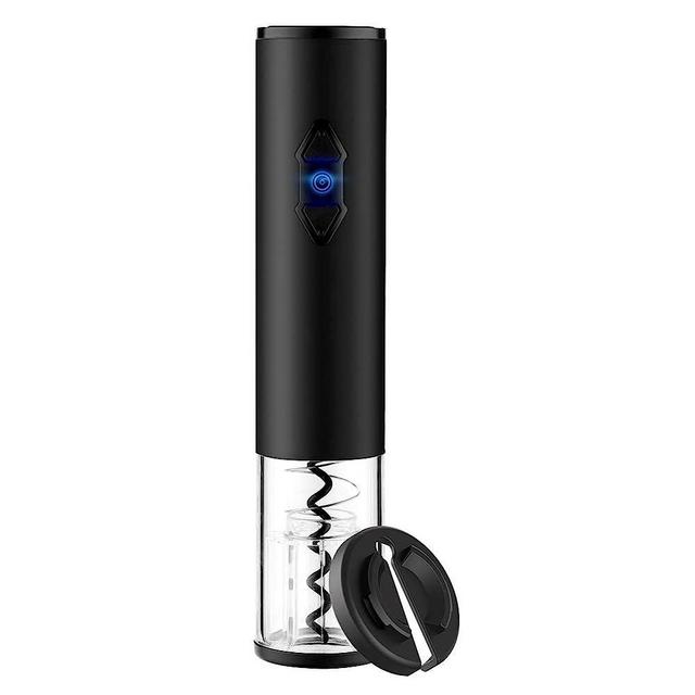 CIRCLE JOY Electric Wine Opener, Battery Wine Opener, Wine Bottle Opener, Electric Corkscrew, Wine Puller, Wine Screwpull, Uncorker, Cork Remover, Black
