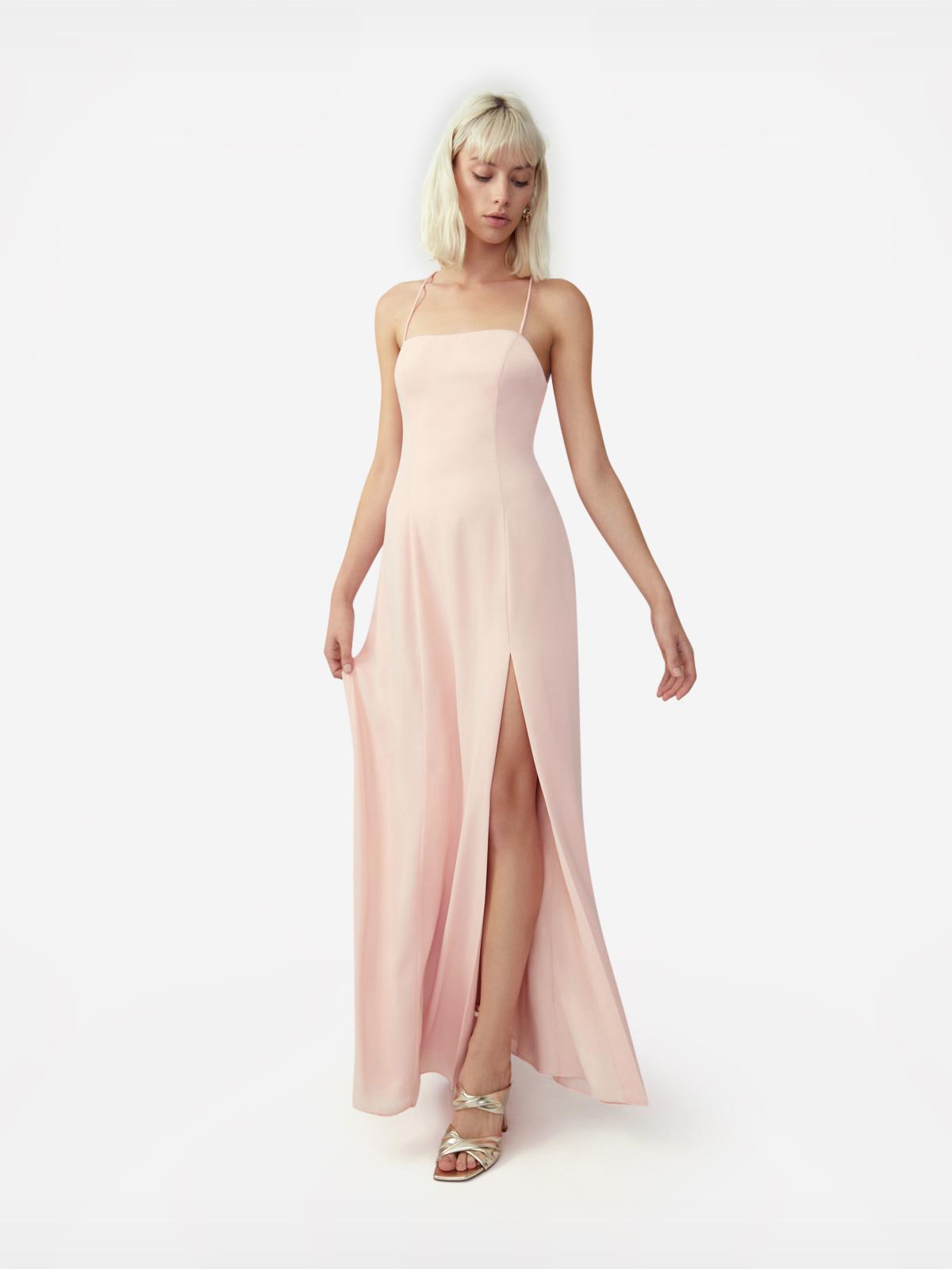 strappy shift dress