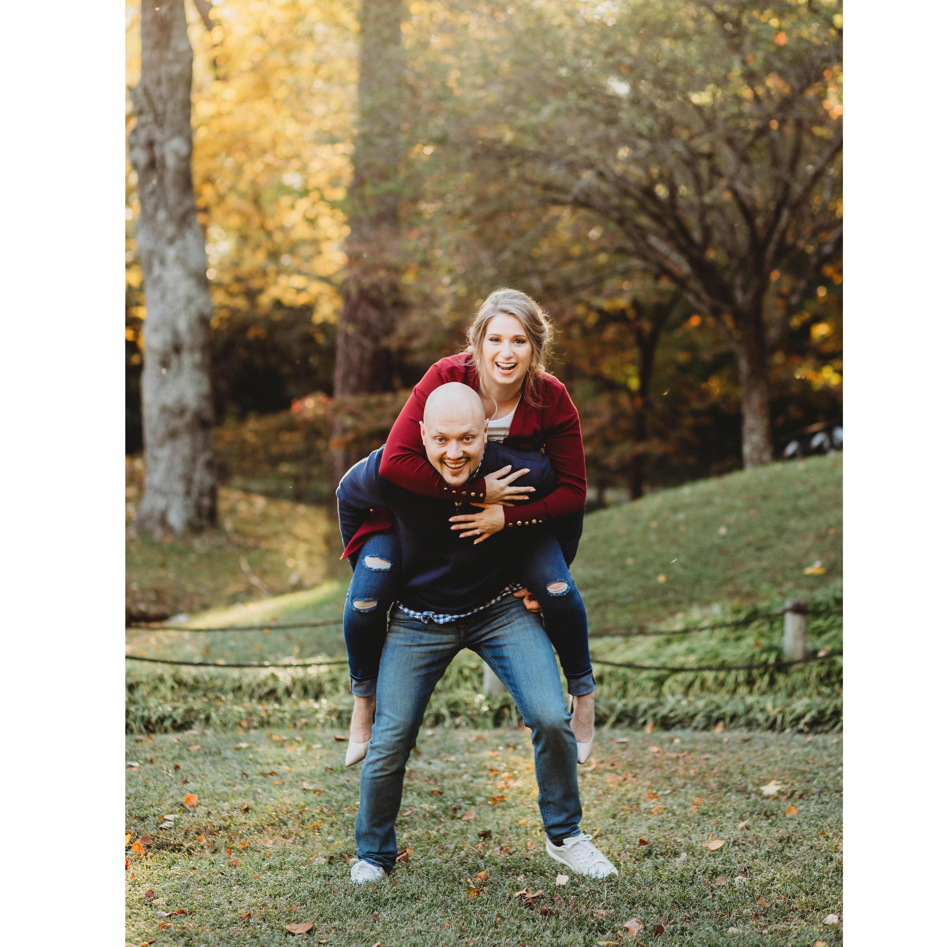 We had so much fun during our engagement shoot!