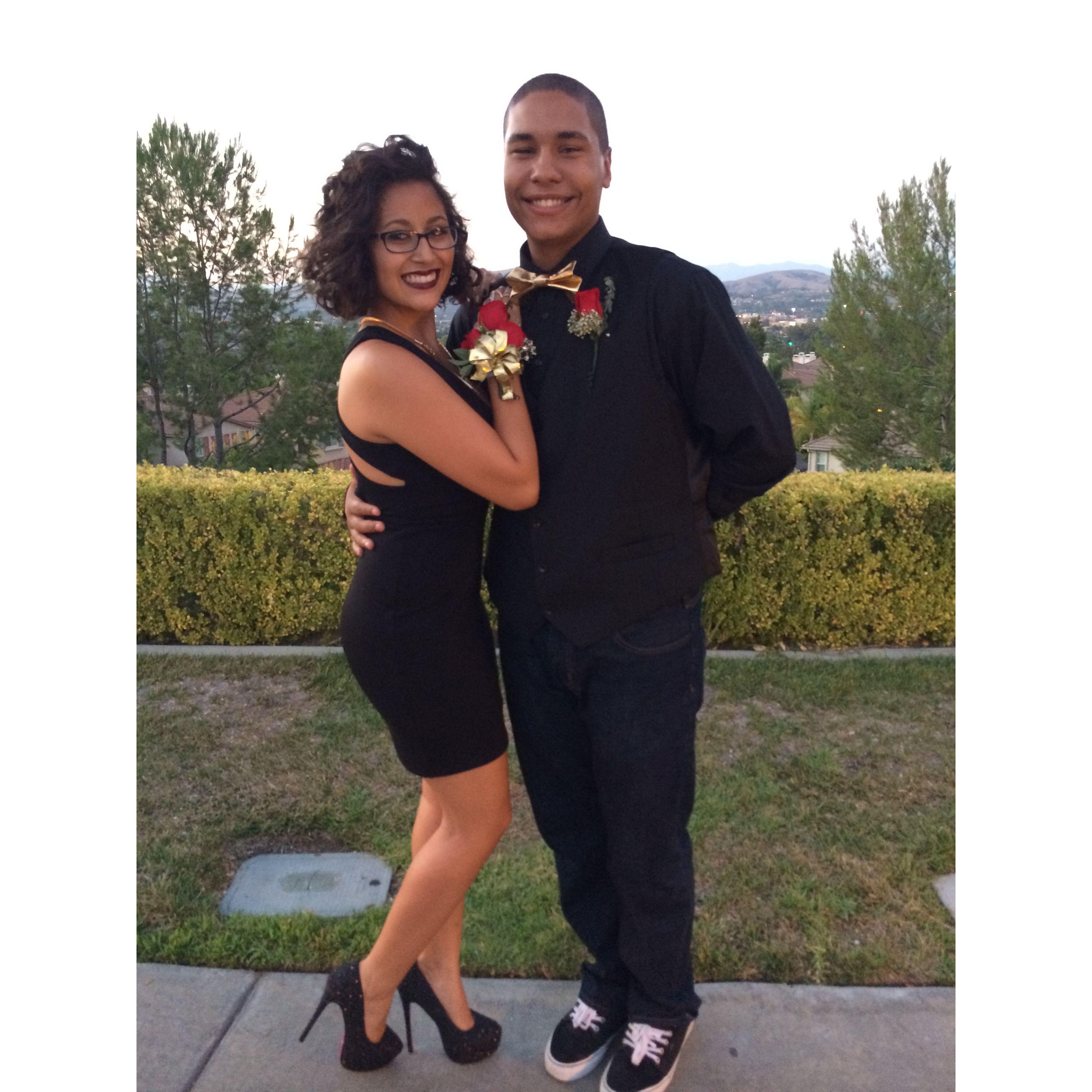 Selena's senior homecoming.