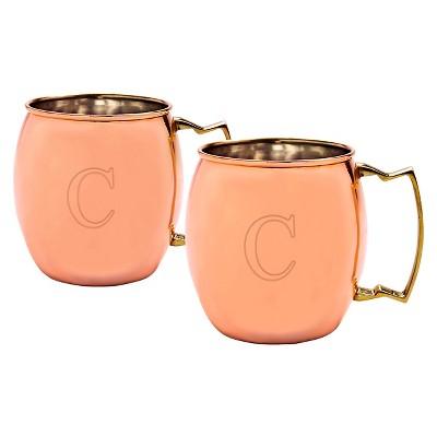 Product description page - Cathy's Concepts® 2pc Monogram Moscow Mule Copper Mugs A-Z