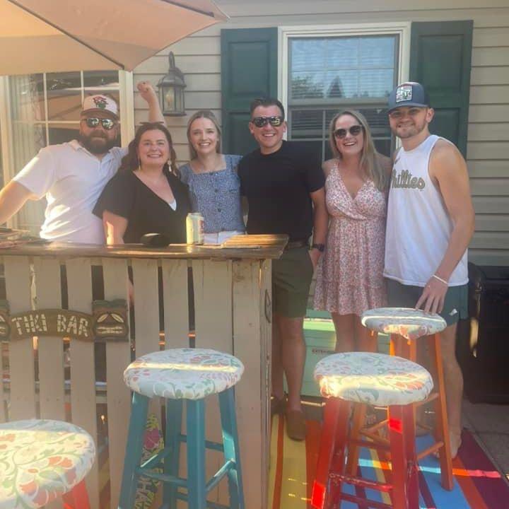 Partying at the McBrearty's Tiki Bar