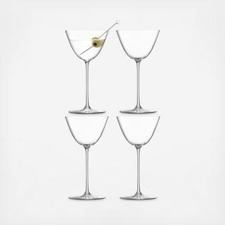 Borough Martini Glass, Set of 4