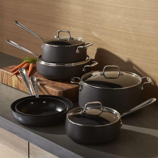 All-Clad ® HA1 Hard-Anodized Non-Stick 10-Piece Cookware Set with Bonus