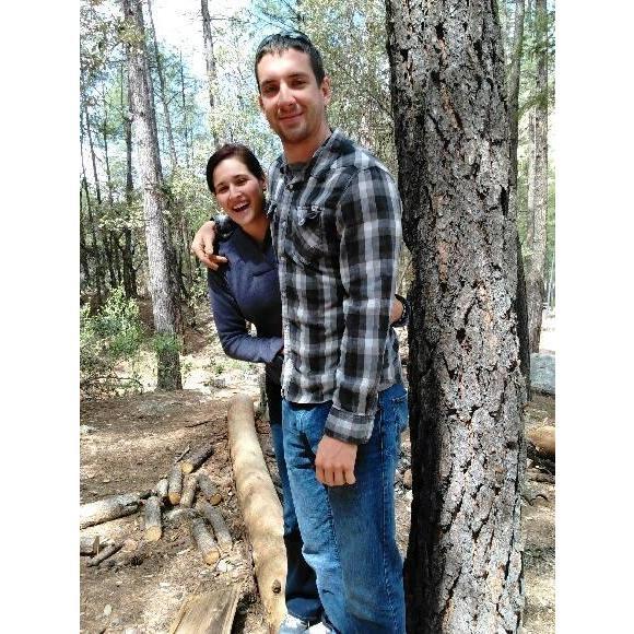 With Doyle's family on top of Mt. Lemmon in Tucson, AZ.