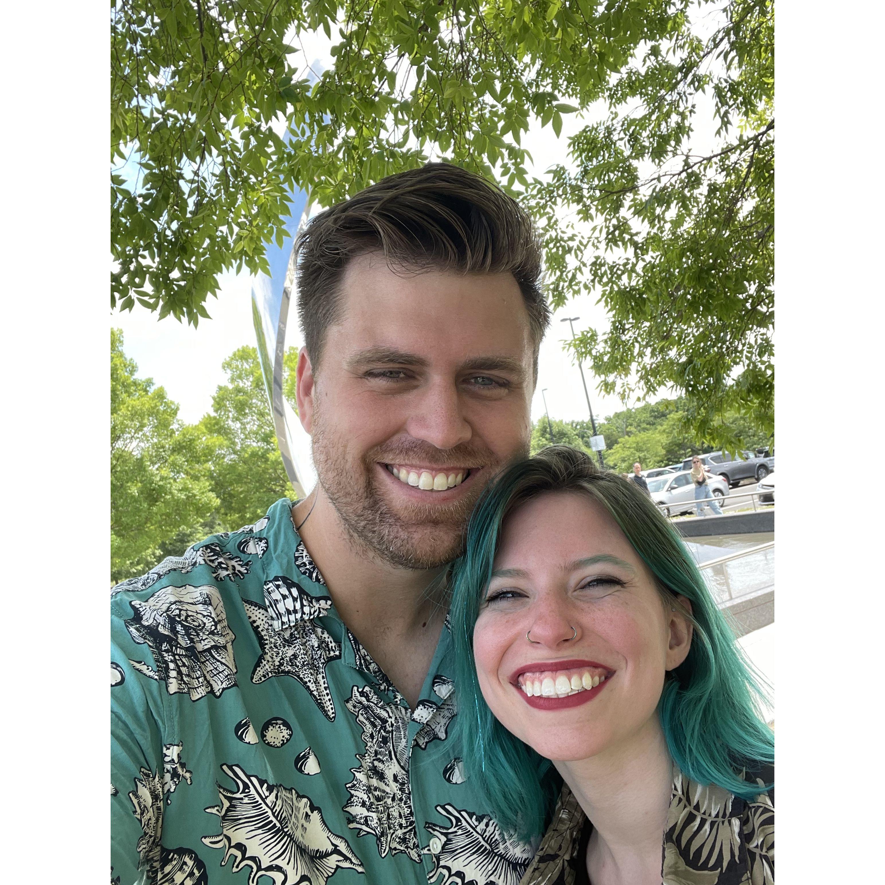 Eliotts first visit to the air and space museum!