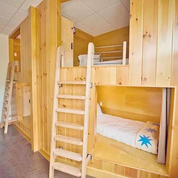 Here is a look at the main lodge rooms. These sleep 8 guests.