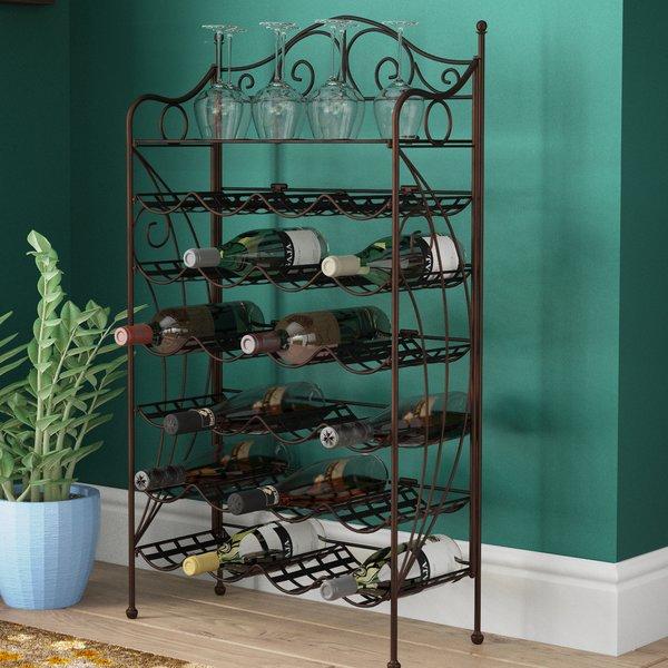 Snowberry 24 Bottle Hanging Wine Rack