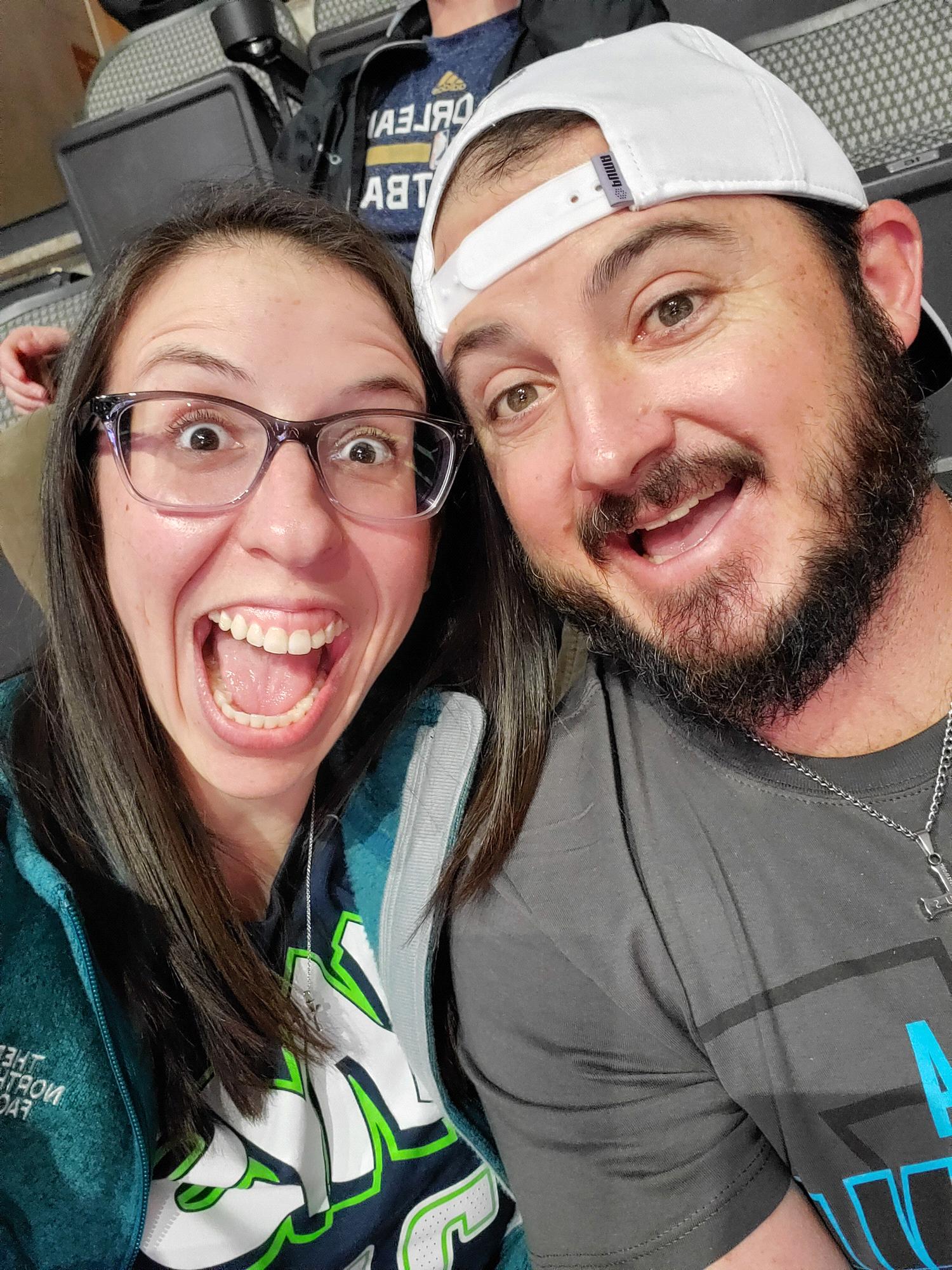 Fun at the Mav’s game.
