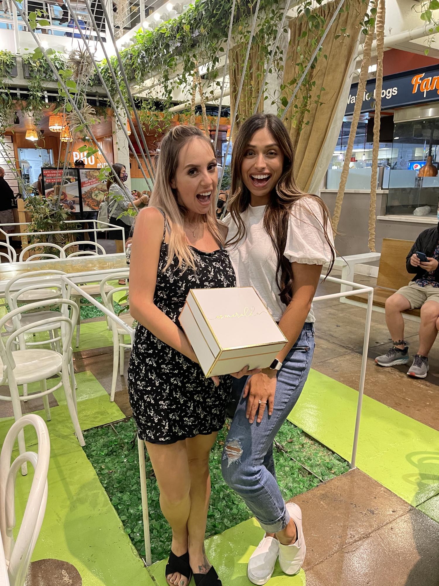 Melina got herself the best Matron of Honor!