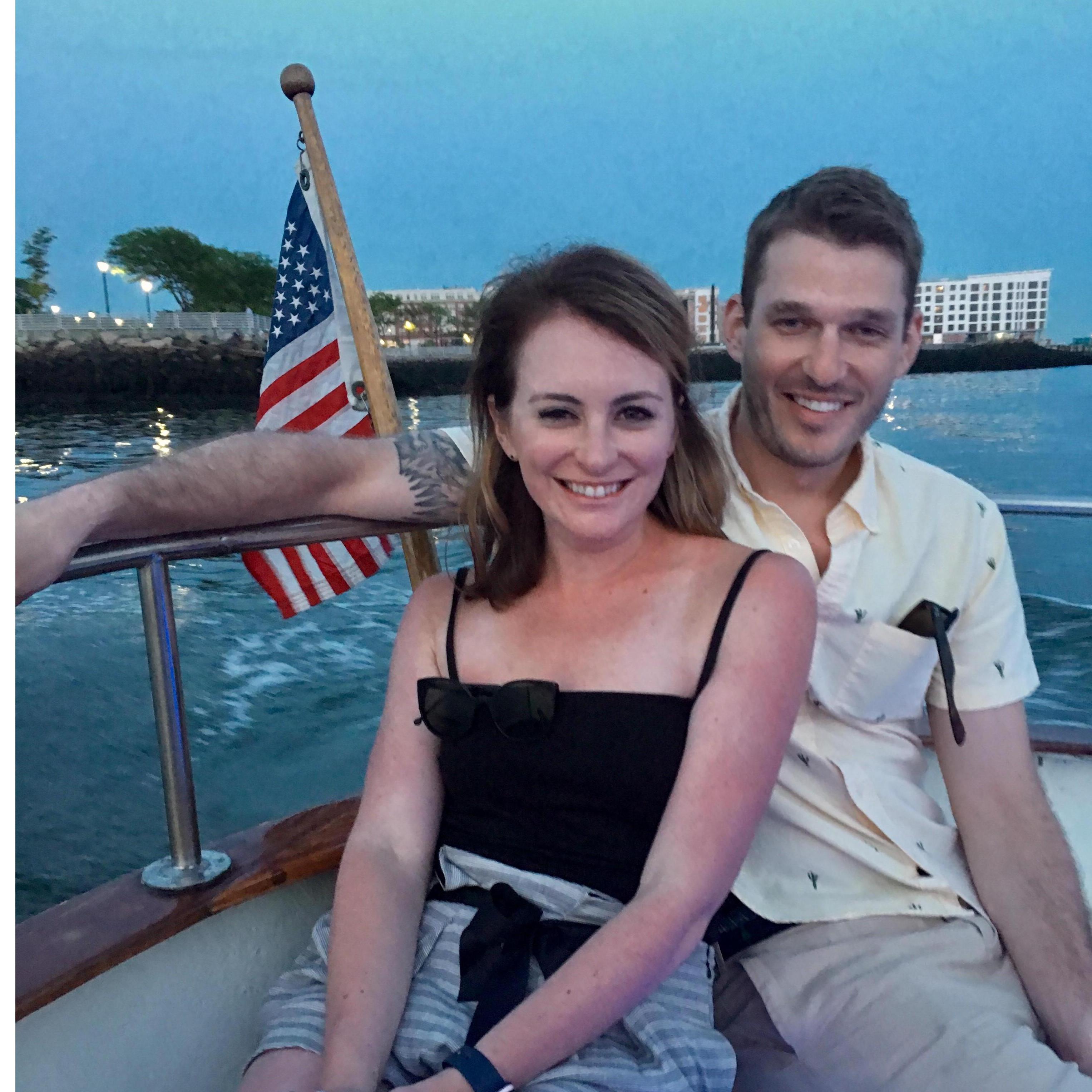 Enjoying a nice boat ride on the HAAAbah.