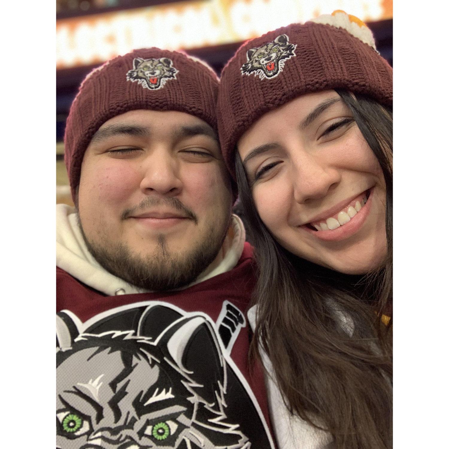 November 2023

Attending our first Chicago Wolves game together adding to the list of sporting events we love to go to.