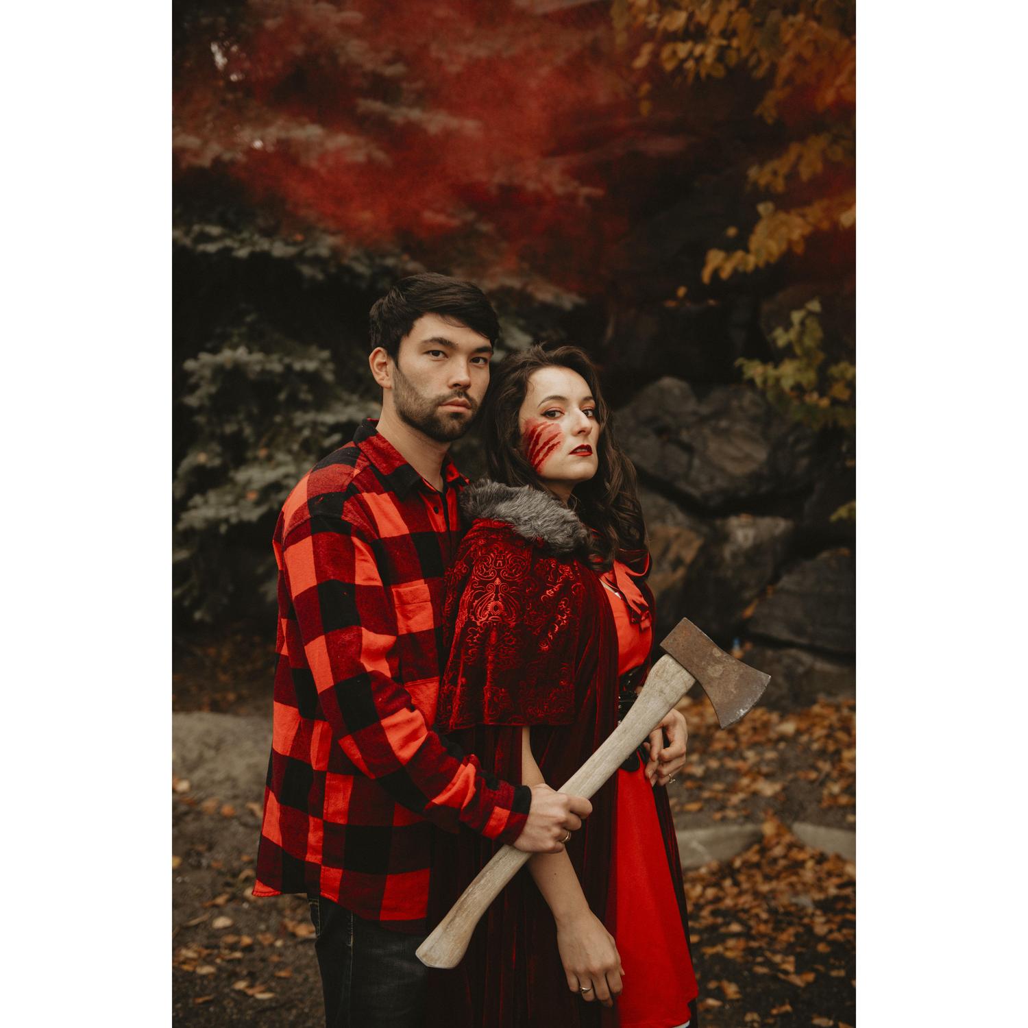 Chris has now been voluntold to do modeling shoots with Rebecca....he secretly loves it! Also how badass is this shot!