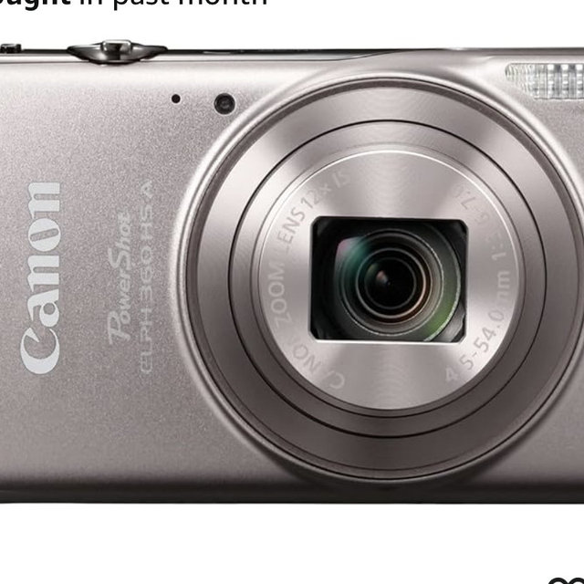 Canon PowerShot ELPH 360 HS A Silver