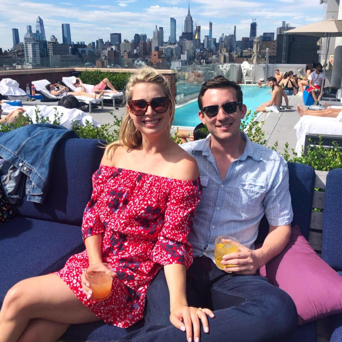 Celebrating our engagement in NYC!