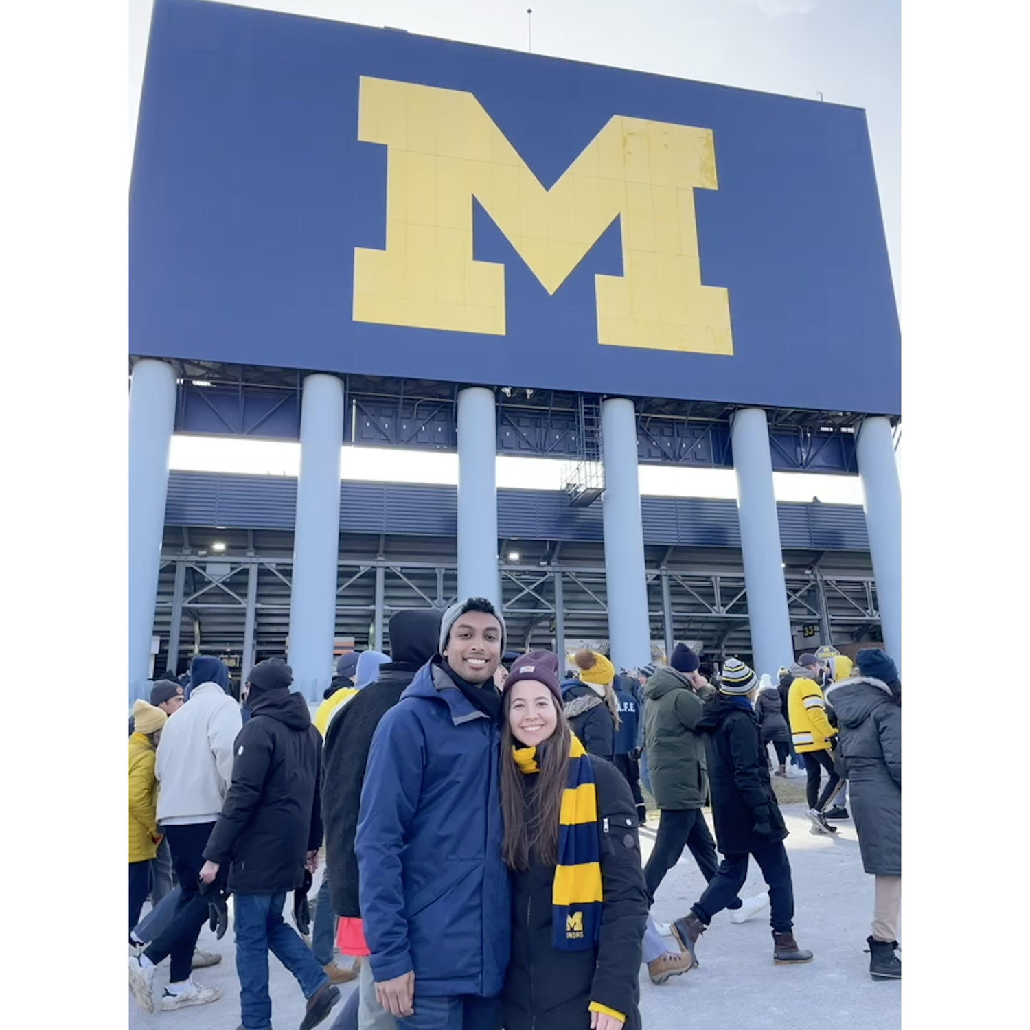 November 19, 2022 - Went back to Ann Arbor for a football game!