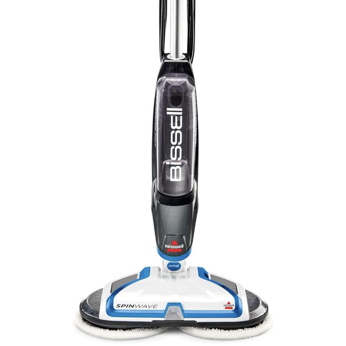 Bissell Lightweight SpinWave Expert Hard Floor Spin Mop, 20393,White/Black