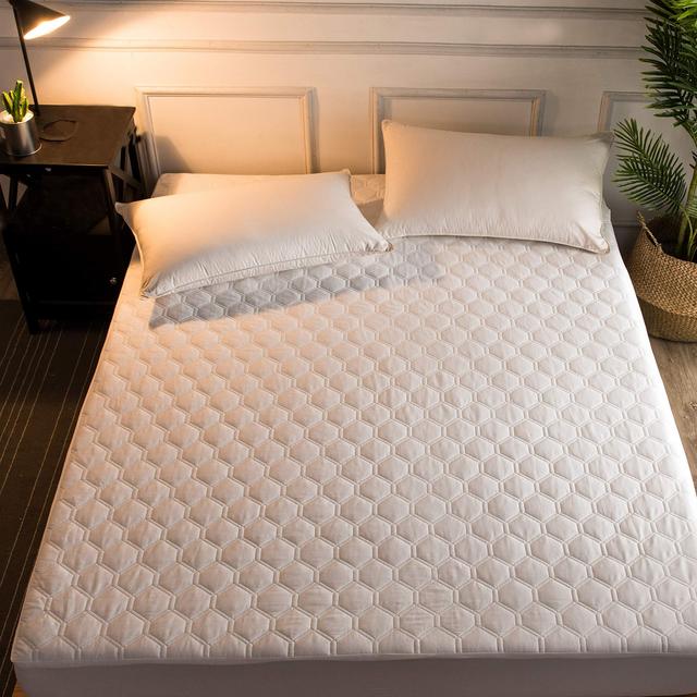 Hani Minna Premium Quilted Fitted Mattress Pad Queen