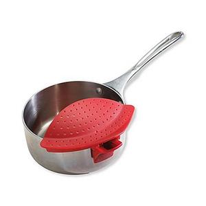 Chefs Planet - Chef's Planet® Clip & Drain™ Strainer in Red