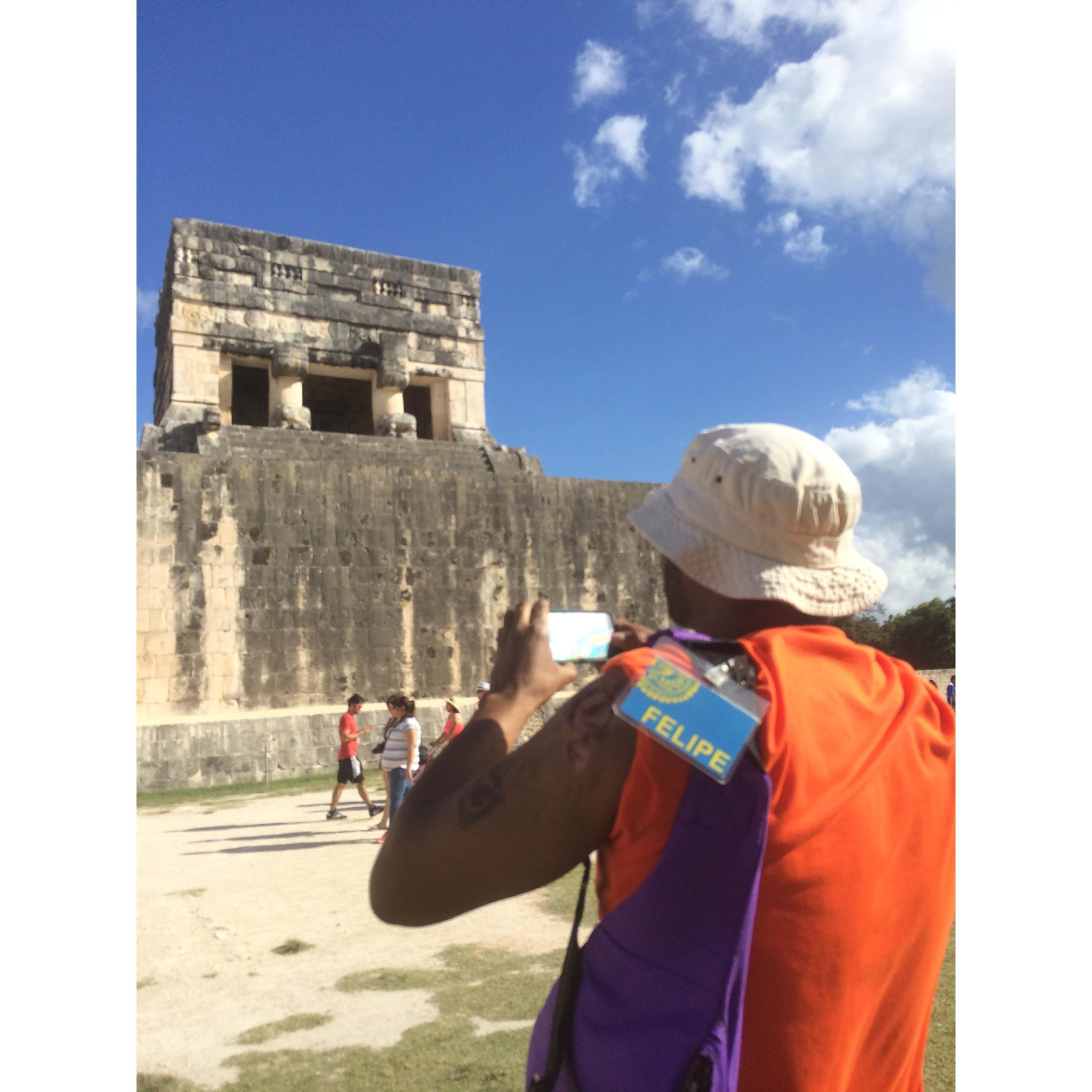 My Smart Guy enjoying Historic Wonders