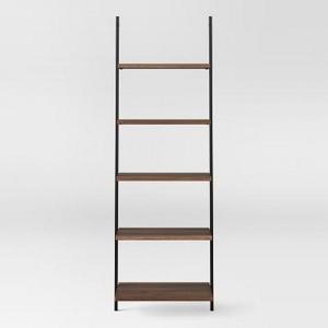 72" Loring 5 Shelf Leaning Bookcase Walnut - Project 62™