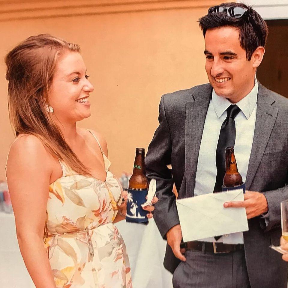 Attending Anthony's sister's wedding in Carlsbad, CA
