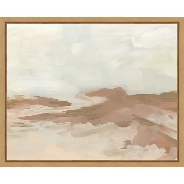 Amanti Art Neutral Flats II by June Erica Vess Canvas Wall Art Print Framed 20 x 16