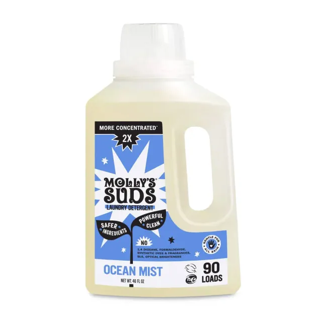 Molly's Suds Liquid Laundry Detergents 90 Loads - Ocean Mist - 46 fl oz