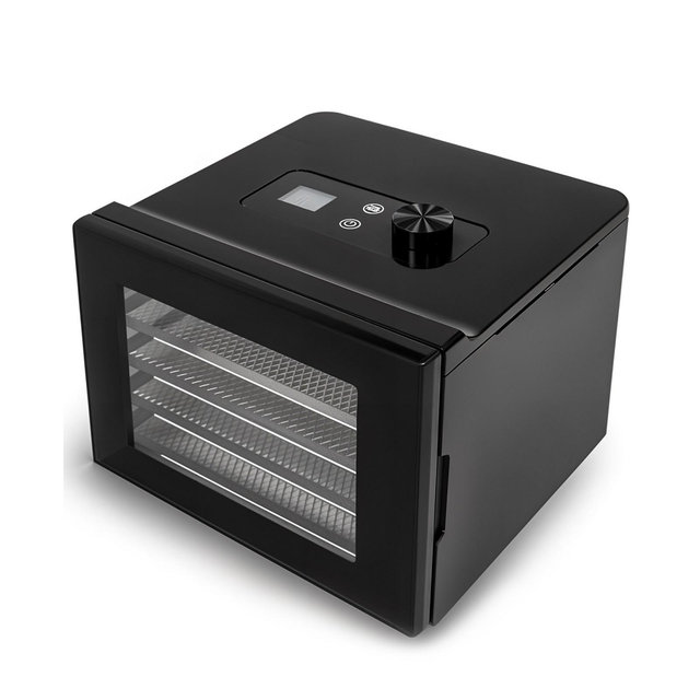 Elite Cuisine Digital Food Dehydrator with 4 Stainless Steel Trays