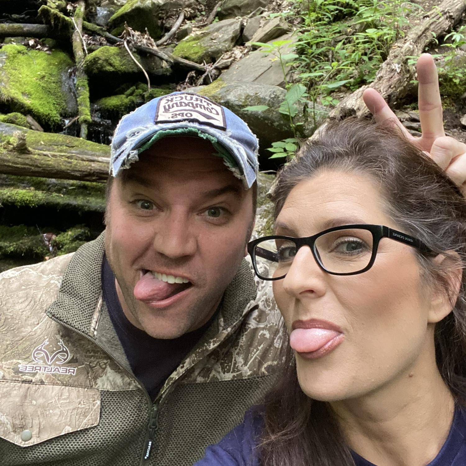 First weekend trip away to Bryson City. We found a secret waterfall on a hike that was stunning on this trip