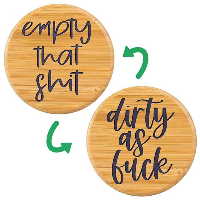 LEADO Dishwasher Magnet Clean Dirty Sign - Clean Dirty Magnet for Dishwasher - Bamboo, Dirty Clean Dishwasher Magnet - Funny Christmas, Housewarming Gifts, Farmhouse Kitchen Decor, Kitchen Signs