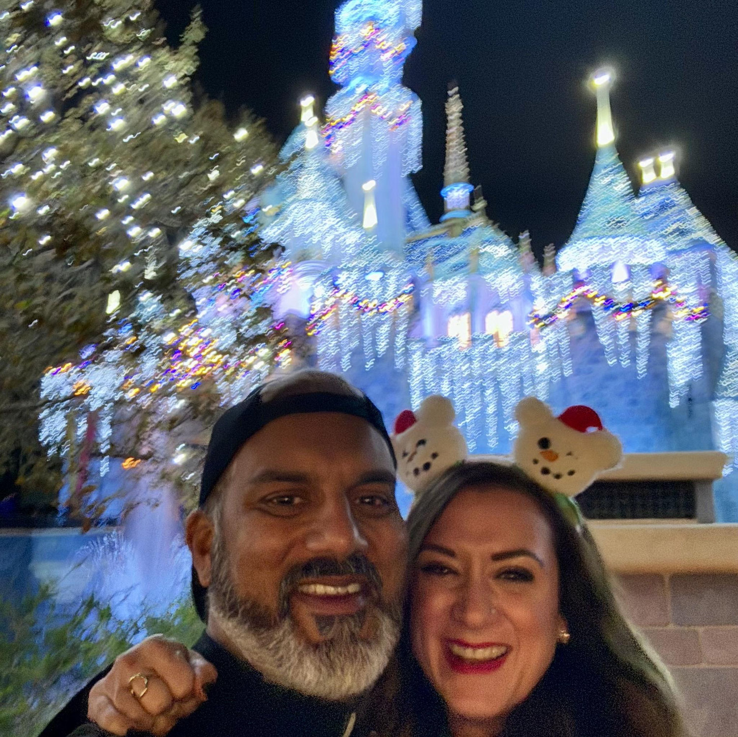 Enjoying the magic of Disneyland during the most wonderful time of the year.