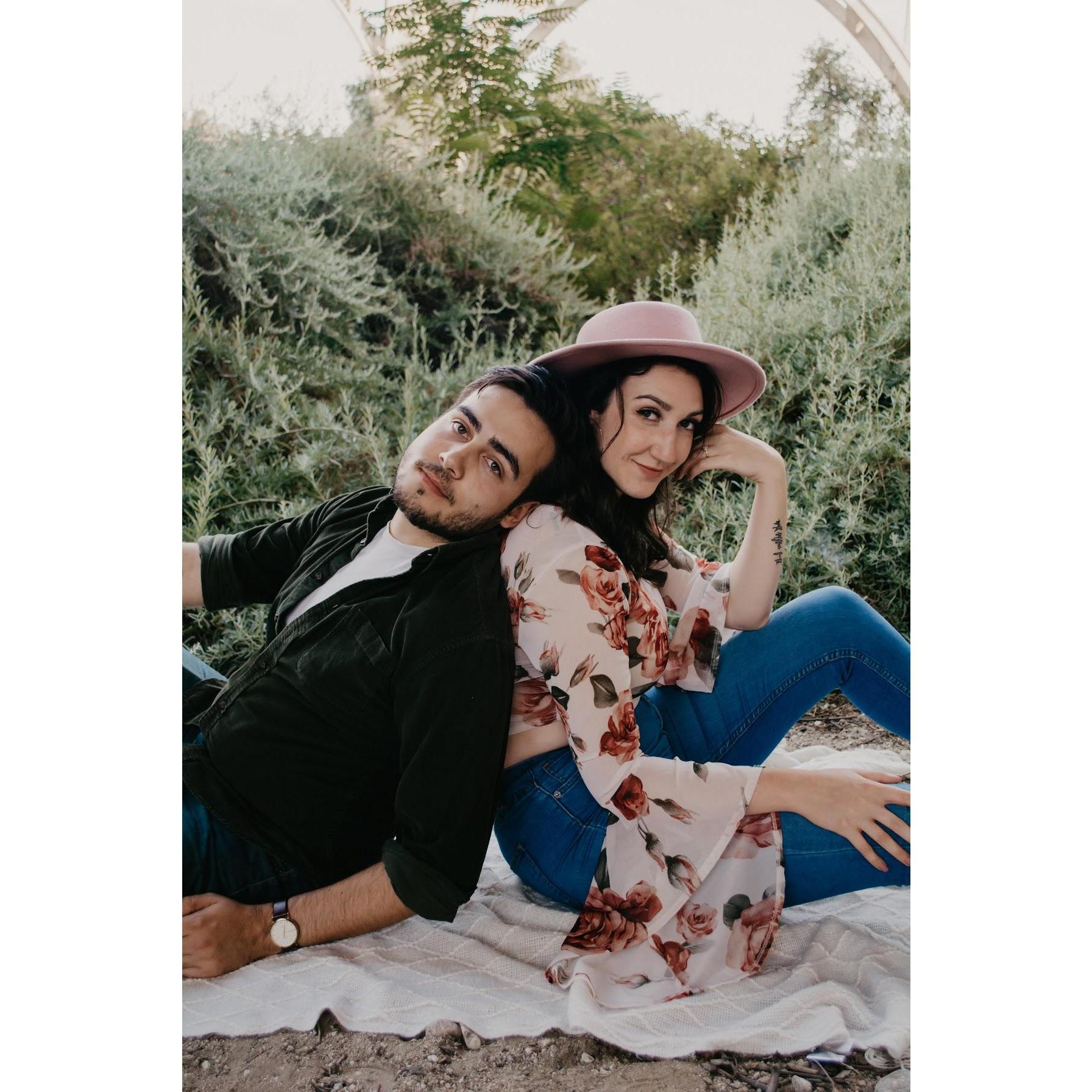 engagement photoshoot, under the 134