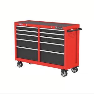 Craftsman S2000 52 in. 10 drawer Steel Rolling Tool Cabinet 32.4 in. H X 19 in. D