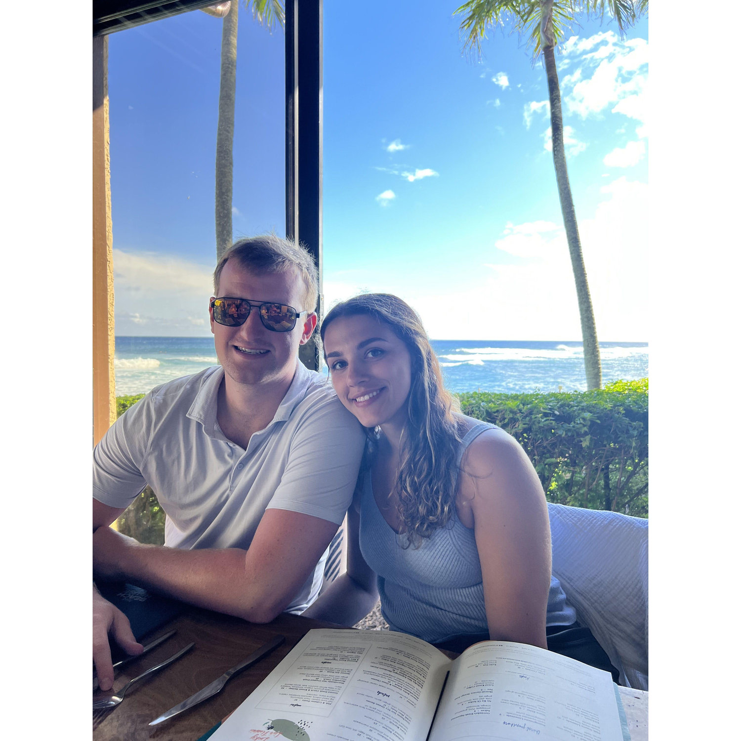 Beautiful dinner in Hawaii