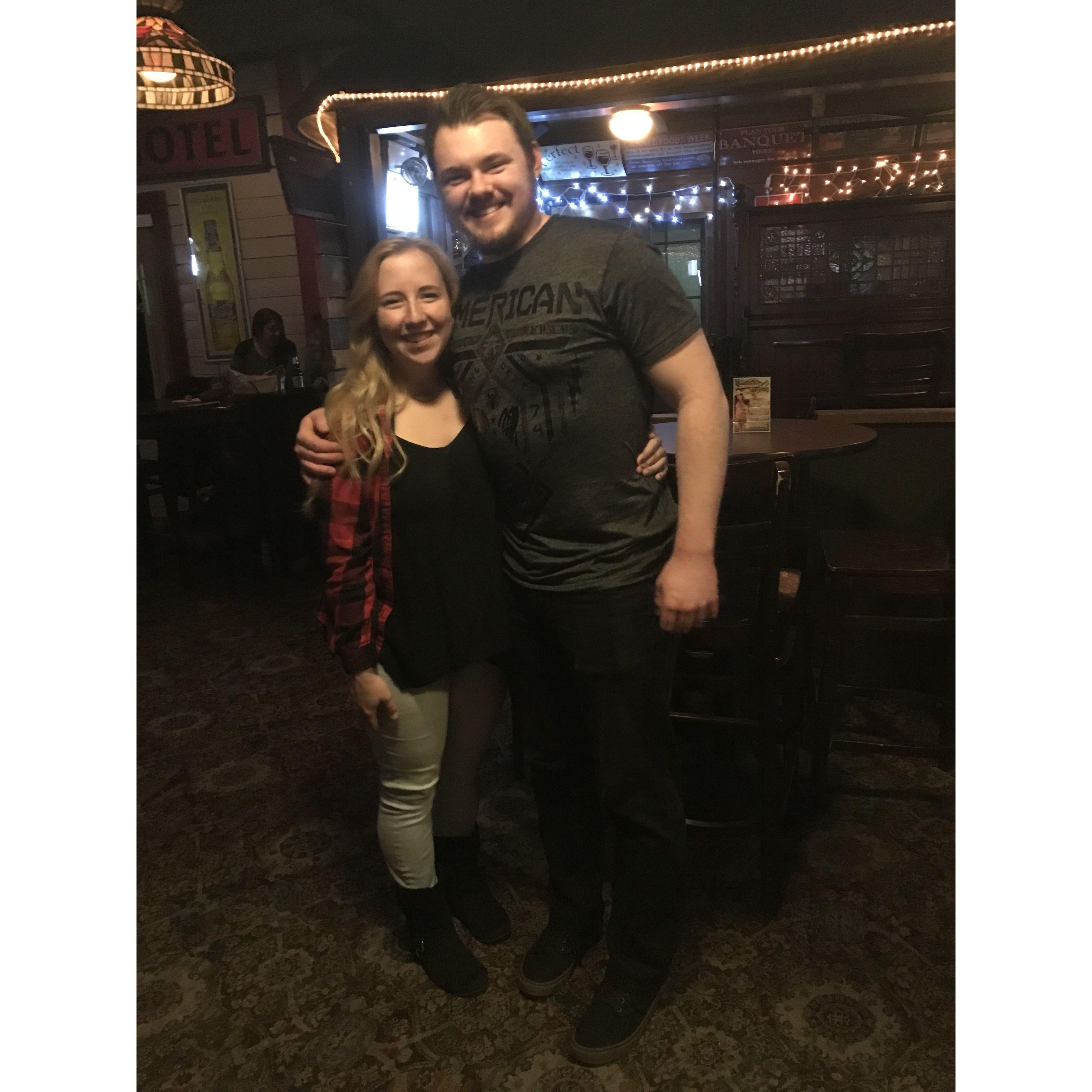 Our first date at Saddle Up